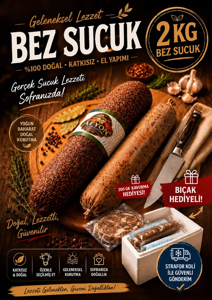 2 Kg Bez Sucuk